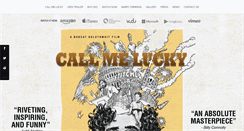 Desktop Screenshot of callmeluckymovie.com